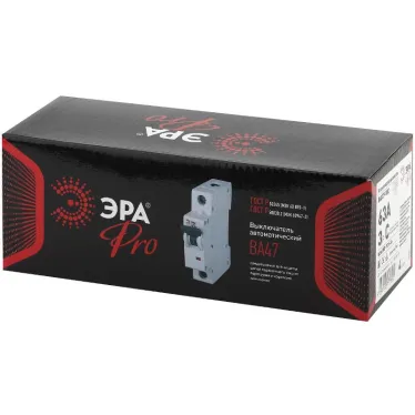 Выключатель автоматический PRO NO-901-36 ВА47-100 3P 63А кривая C 10кА ЭРА