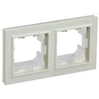BRITE Рамка 2 поста IP44 РУ-2-БрКр-44 бежевый