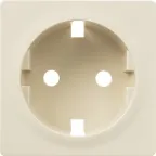 Valena LIFE Лицевая панель розетки 2К+З Слоновая кость