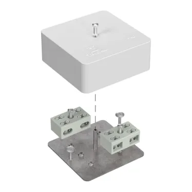 Коробка огнестойкая разветвительная для кабель-канала 40-0450-FR6.0-4-4-Р Е15-Е60 75х75х30