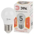 Лампа светодиодная LEDP45-5W-827-E27(диод,шар,5Вт,тепл,E27)