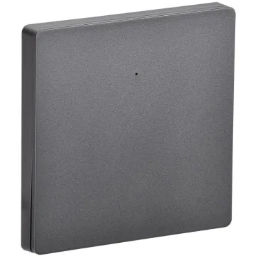 iTEQ SMART-выключатель 1-клавишный 16А с нейтральным проводником с поддержкой протоколов WIFI и BLE серый