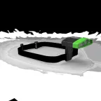 Фонарь светодиодный налобный 5 Вт 180 лм Черный IP40 аккумуляторный Li-ion 500мАч GFL Gauss