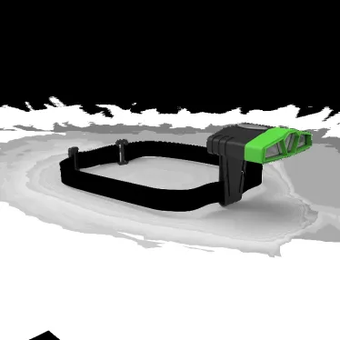 Фонарь светодиодный налобный 5 Вт 180 лм Черный IP40 аккумуляторный Li-ion 500мАч GFL Gauss