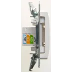 GLOSSA Розетка двойная RJ11+RJ45 категория 5E перламутр в рамку