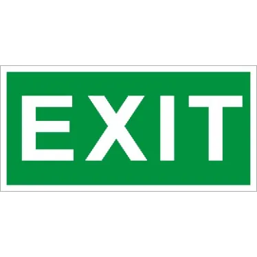 Пиктограмма ПЭУ 012 Exit (280х162) РС-I | 2502001070 | Световые Технологии