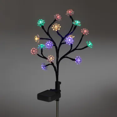 Светильник уличный ERASF22-60 на солнечной батарее садовый Сакура 32 см