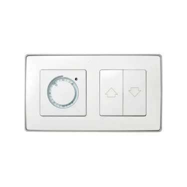 Рамка декоративная, 2 поста, Select, S82 Detail, белый-алюминий