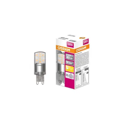 Лампа светодиодная LED 3,5Вт G9 STAR PIN40 (замена 40Вт), теплый белый свет Osram