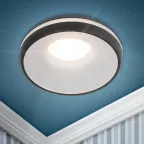 Светильник встраиваемый декоративный DK100 BK MR16 GU5.3 черный