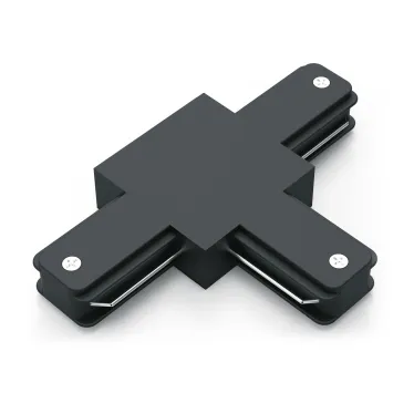 Коннектор для трековых шинопроводов (T) черный | TR109 | Gauss