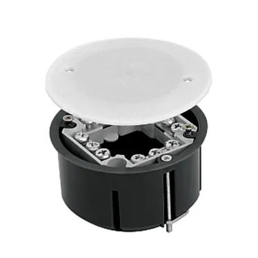 Коробка универсальная КМП-020-027 с металлическими лапками клеммником и крышкой (68х45) PROxima