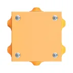 Коробка стальная FS с кабельными вводами и клеммниками IP55 150х150х80мм 6р 450V 32A 10мм.кв нерж.контакт