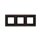 Рамка из натурального дерева, ''Avanti'', венге, 6 модулей