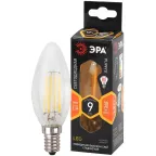 Лампа светодиодная F-LED B35-9w-827-E14 (филамент, свеча, 9Вт, тепл, E14) (10/100/5000)