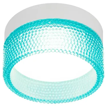 Светильник встраиваемый под лампу GX53 DK97 WH/Blue белый голубой