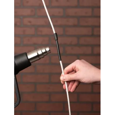 Трубка термоусаживаемая ТУТ нг 8/4 черная в отрезках по 1м PROxima