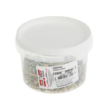 Саморез оконный 3,9х16 потайная головка, сверлоконечный (500шт) - коробка