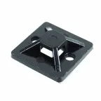 Площадка самоклеящаяся 30х30 мм, черная, 100 шт,