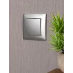 Валенсия лицевая панель кнопки звонка 10А сталь