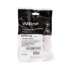 Проходной адаптер формата Keystone RJ45-RJ45 (8p8c) категория 5е неэкранированный цвет черный WRline