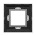 Рамка из металла, ''Avanti'', белая, 2 модуля