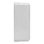 Рим Розетка двойная 16А с заземлением белая