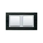 Рамка на 3 поста, S82N, сланец - алюминий (композит)