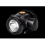 Фонарь налобный 1Вт 80Лм ABS-пластик нейлон 2 режима работы 4 часа работы в ярком режиме заряд адаптер 220В в комплекте IP54