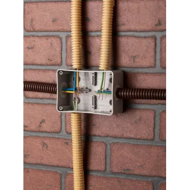 Коробка распаячная КМР-050-049 пылевлагозащищенная без мембранных вводов (120х80х50) PROxima