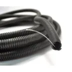 Труба гофрированная ПНД d-16мм с зондом черная (50м) IEK