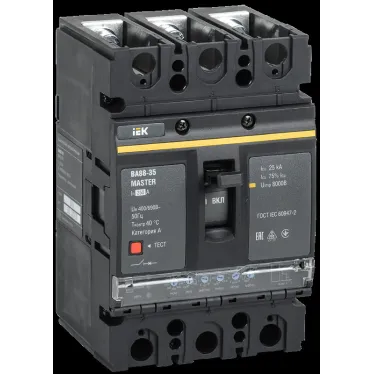 Выключатель автоматический ВА88-35 3Р 250А 35кА MASTER с электронным расцепителем