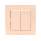 Валенсия выключатель 2-кл. 10А кремовый