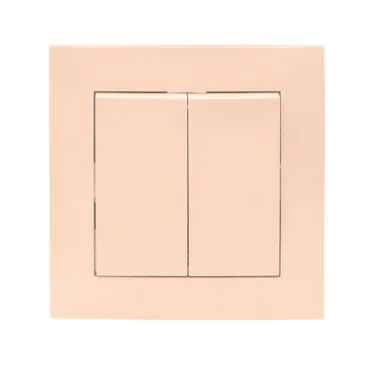 Валенсия выключатель 2-кл. 10А кремовый