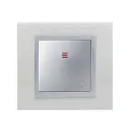 Клавиша с пиктограммой звонок для 75160-39, S82,82N, алюминий