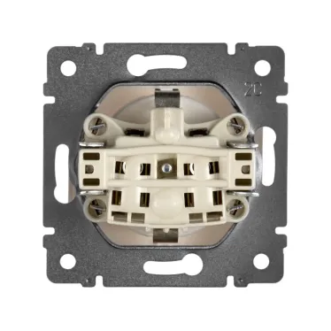 VALENA Розетка с заземлением в рамку белая