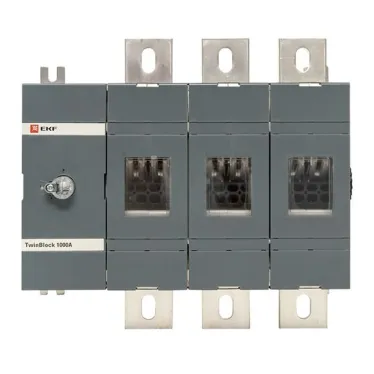 Рубильник 1000A 3P без рукоятки управления TwinBlock