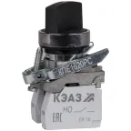 Переключатель КПЕ2120РС-черный-2но+0нз-ручка-фикс-3поз-IP40-КЭАЗ