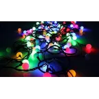 Гирлянда линейная 40LED мульти 4м от батареек