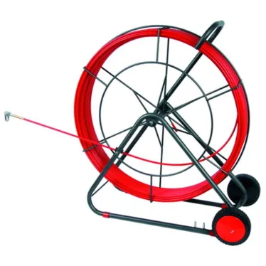 Устройство закладки кабеля д.11мм длина 200 м на вращающемся барабане стеклопруток
