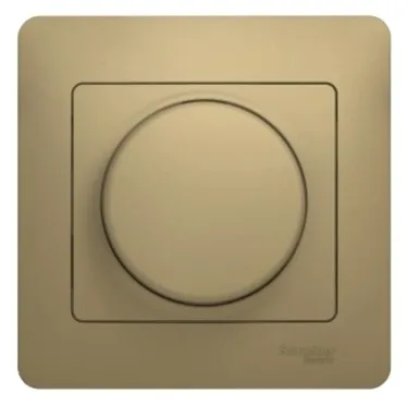 GLOSSA Диммер поворотный в сборе 300Вт титан