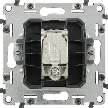 Valena ALLURE Розетка ТВ c топологией звезда 0-2400 МГц С лицевой панелью Антрацит