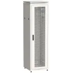 Шкаф сетевой 19дюйм LINEA N 33U 600х800 мм перфорированная передняя дверь серый
