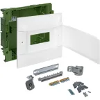 Practibox S Пластиковый щиток Встраиваемый (ЩРв-П) (в полые стены) 1X8 Белая дверь