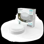 Светильник светодиодный ДБП 20 Вт 1620 лм 4000К AC 220В Белый IP65 круг D175х52мм Пластик ЖКХ Elementary Gauss