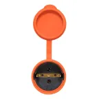 Роз. перенос. с защитной крышкой каучуковая цветная 230В 2P+PE 16A IP44 DIY