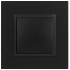 Кнопка, 10АХ-250В, Elegance, антрацит (10/100/3000) 14-1111-05