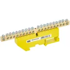 Шина PE земля на DIN-изоляторах ШНИ-6х9-20-Д-Ж