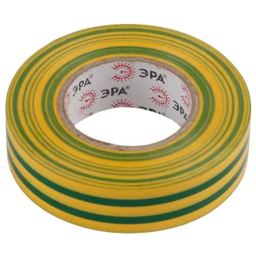 Изолента ПВХ 15мм*20м желто-зеленая (10/200/8000)