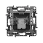 ETIKA Розетка телевизионная TV оконечная алюминий